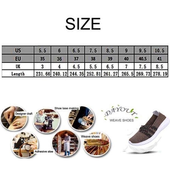 Woven Comfort Lightweight  Elasticized Shoe-Brown - Picture 7 of 8